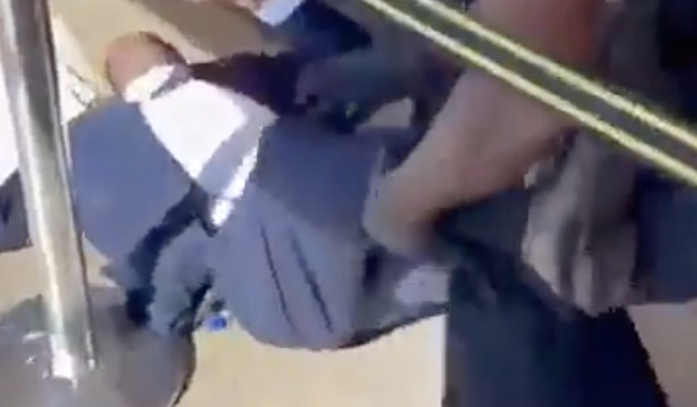 [WATCH] GOP Nevada Lt. Gov Candidate Tackled by Mask Police at Public Meeting