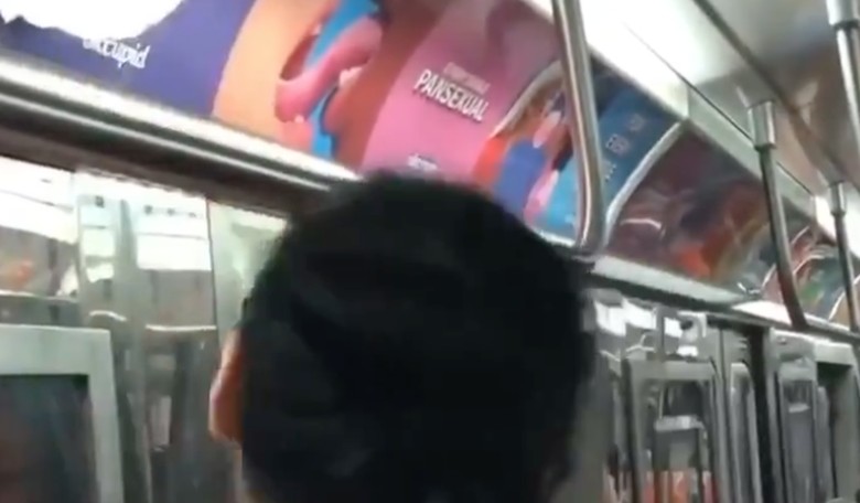 [WATCH] Enraged New Yorkers Tear Down Sexually Explicit 'OK Cupid' Subway Ads