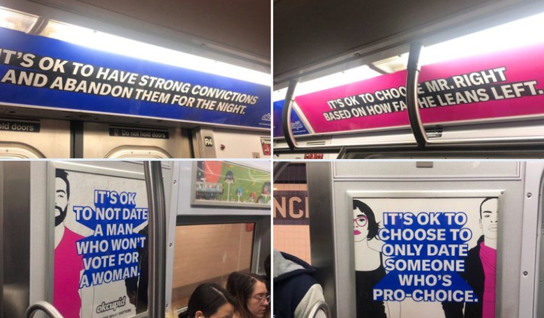 GASLIGHTING: NYC Transit Authority Says Gross Ads Are Not Sexually Inappropriate or Political