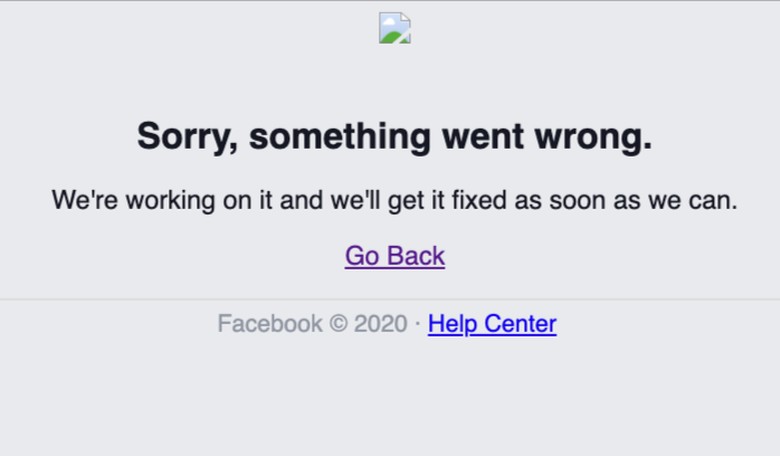 [UPDATED] Facebook Is Having a Very, VERY Bad Day (Cue World's Tiniest Violin)
