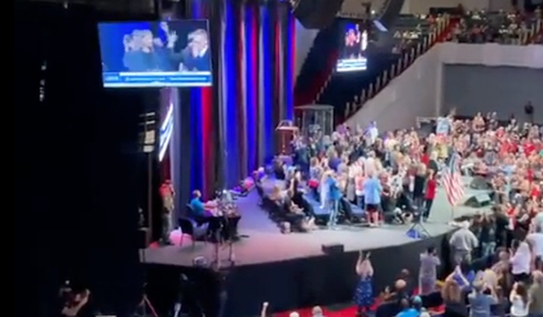 Atheist Hate Group Demands IRS Investigation Into Church Where Attendees Chanted 'Let's Go Brandon'
