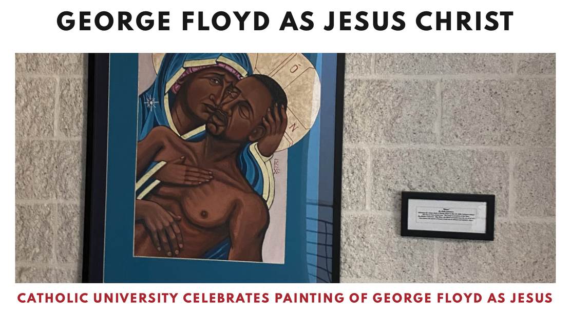 George Floyd as Jesus Christ