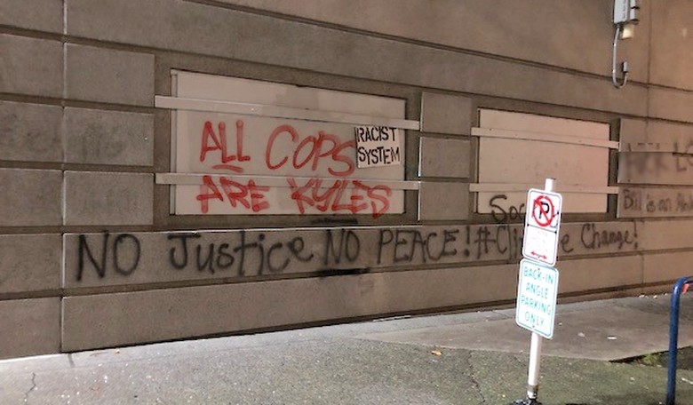 There Was a Riot in This American City Following the Rittenhouse Verdict