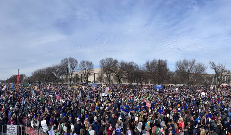 Over 50,000 March for Life as SCOTUS Considers Modernizing 50-Year-Old Abortion Law