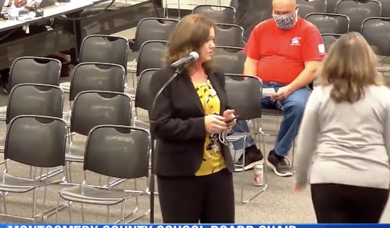[WATCH] School Board Fireworks as Fearless Mom Shows Maskless Photos of Chairwoman and Almost Gets Arrested