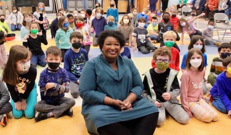 Stacey Abrams' Campaign: Racism Behind Criticism of Her Maskless Photo