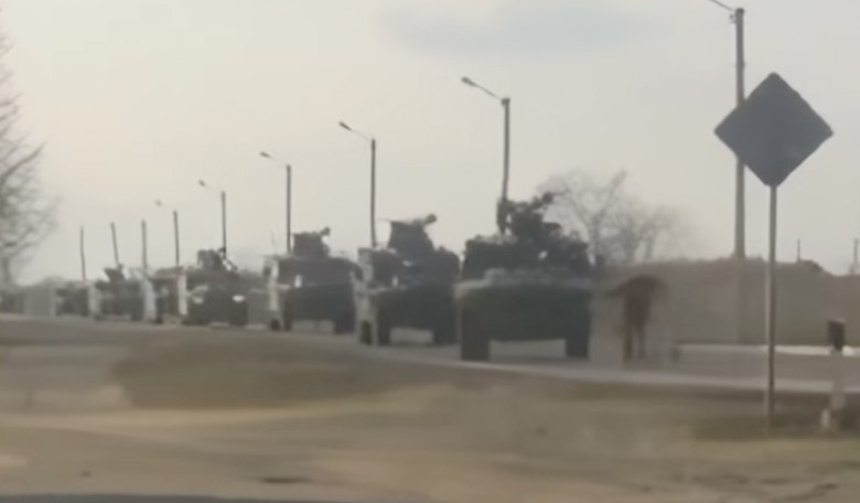Actions by the 'Ukraine Tank Man' Echo 1989 Tiananmen Square Massacre