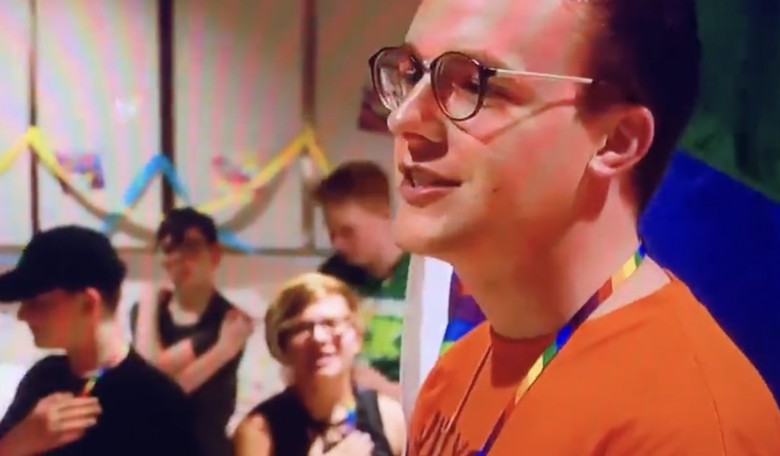 Chasten Buttigieg Leads Kids in Pledge to the Gay Flag