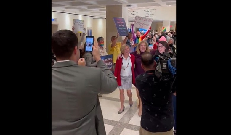 Florida Democrats Continue the Stupid Lie That Republicans Don't Want Anyone to Say 'Gay'