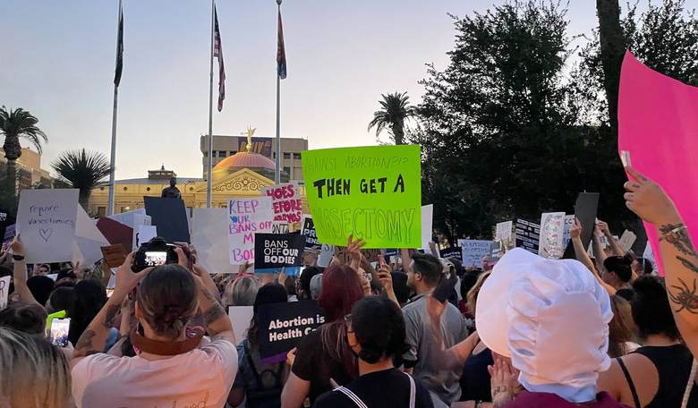 WATCH: I Went to a Roe v. Wade Protest Yesterday. Here's What I Saw.