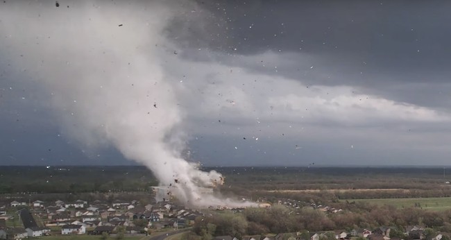 WATCH: Drone Footage Shows Kansas Tornado Destroying Everything in Its ...