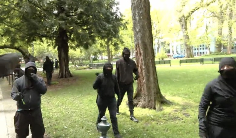 GOP Gubernatorial Candidate Stages Portland Rally ... and Cue the Antifa Attack