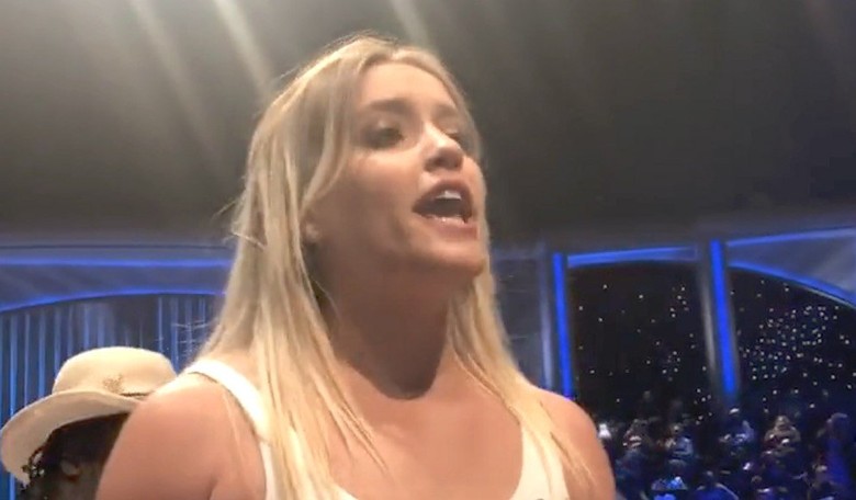 Not-So-Bright Blonde Abortion Activists Strip Down to Underwear—at Joel Osteen's Church, of All Places