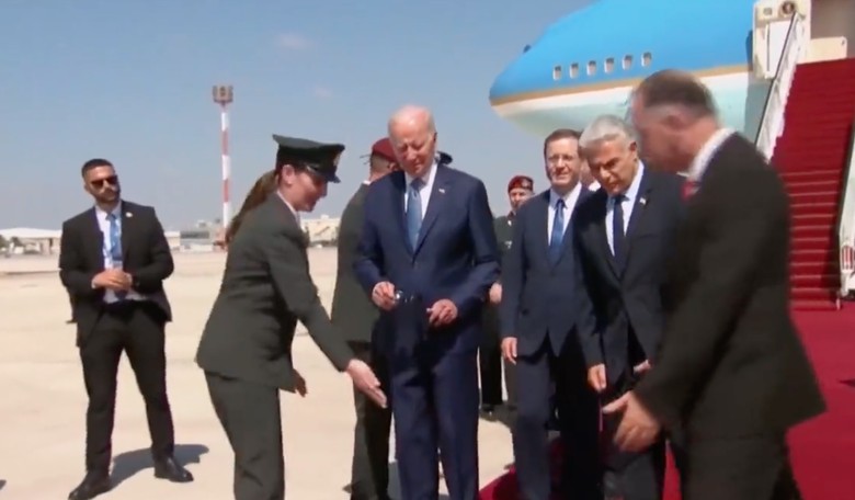 [UPDATED WITH ANOTHER CLIP!] VIDEO: Biden Getting Lost and Confused Leaving Air Force One (Really)
