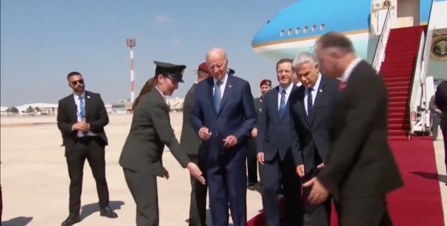 [UPDATED WITH ANOTHER CLIP!] VIDEO: Biden Getting Lost and Confused Leaving Air Force One (Really)