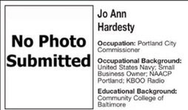 Cop-Hating Portland City Commissioner Hardesty Fails to Submit Photo for Voter's Pamplet, Twitter Lends a Hand