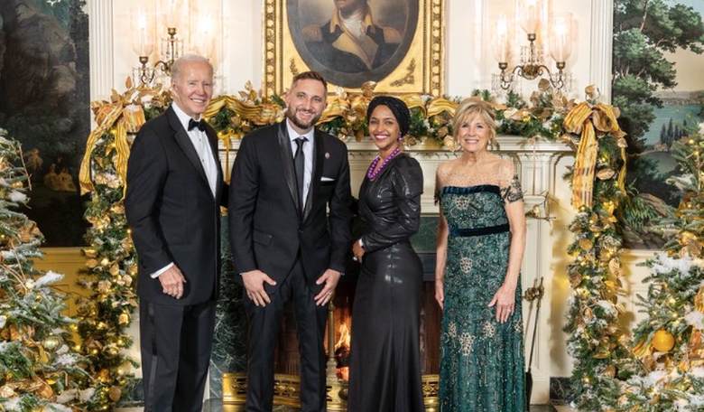 White House Announces Efforts to Counter Anti-Semitism as Ilhan Omar Joins Bidens for Photo-Op