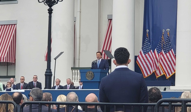 Ron DeSantis' Inauguration Ceremony Unlike Anything in Recent Florida History