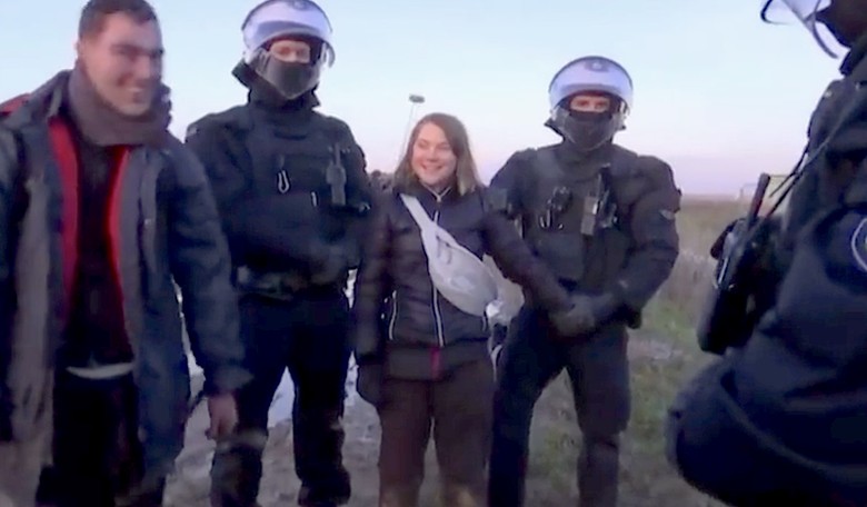 LOL! Media Fact Checkers Claim Greta Thunberg 'Arrest' Wasn't Staged Despite Video Evidence