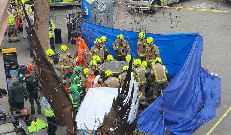 TRAGEDY: Man Crushed by 'Telescopic Urinal' In London