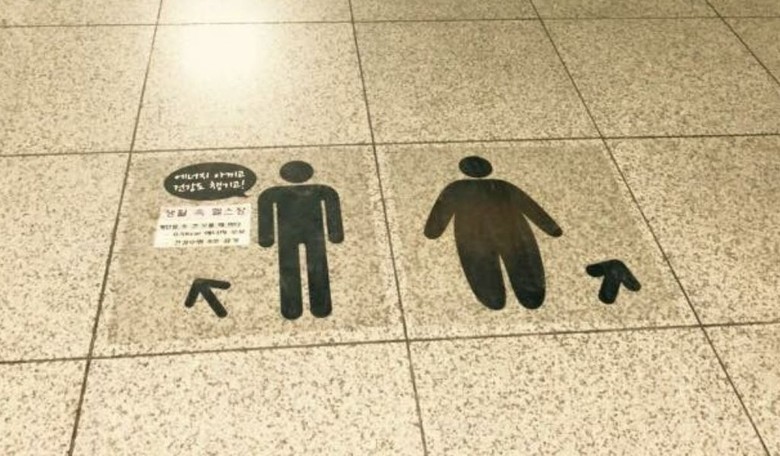 Based Korean Subway Fat-shaming: A Model for the West