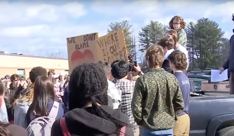 New Hampshire Students Walk Out After District Bans Urinals Under Transgender Policy