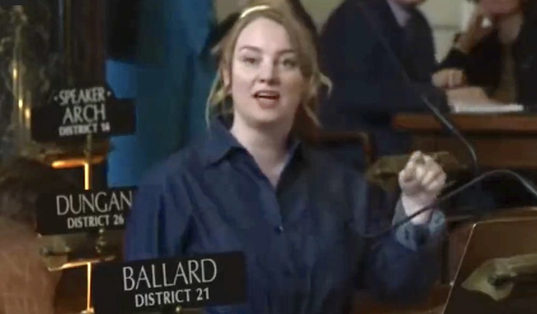 Nebraska Democrat With Trans Son in Hysterical Rant Against Republicans Trying to Protect Children