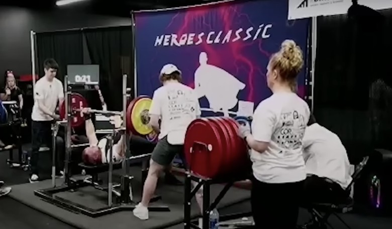 Bearded Powerlifter Enters Women's Event, Breaks Record Held by Trans Athlete