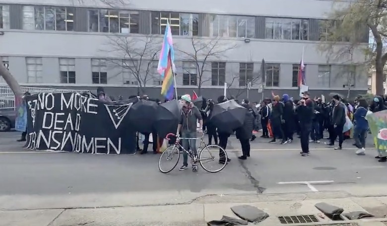 Antifa Violently Assaults Bystanders at Detransition Awareness Rally