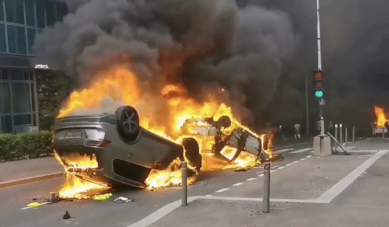 'Mostly Peaceful' Protests in France Over Police Shooting of 17-Year-Old Young Man