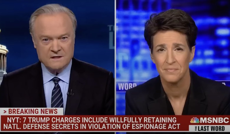 WATCH: Rachel Maddow Inadvertently Exposes Political Motivation for Trump Indictment