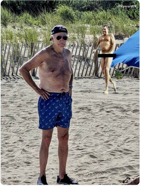 Joe Biden at the Beach