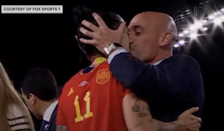 Spanish Soccer Official Who Kissed Female Player on the Lips at World Cup in Trouble With FIFA