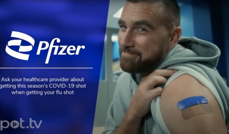 NFL Superstar Travis Kelce Shills the Pfizer Vax