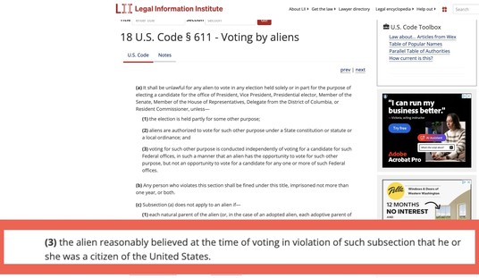 Six More Resident Aliens Arrested for Illegally Voting in U.S. Elections
