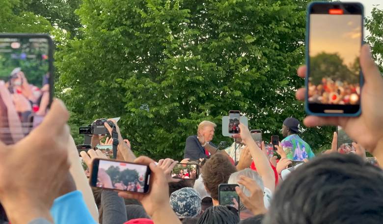 Trump Battles It Out in The Bronx