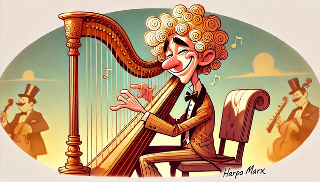 The Modesty and Musicality of Harpo Marx
