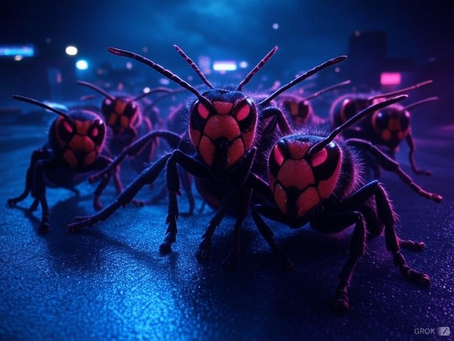 Frog Says 'Pass the Murder Hornets' and Chugs Them Down