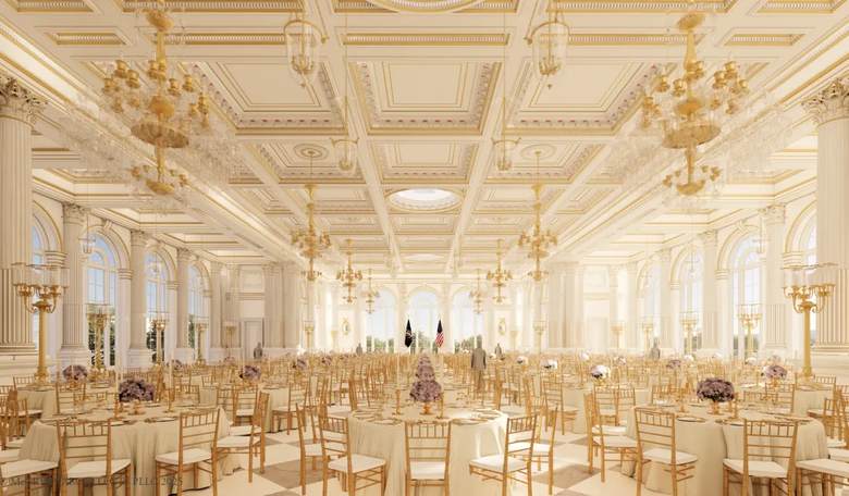 Don the Builder Is Gifting a Magnificent State Ballroom to the White House