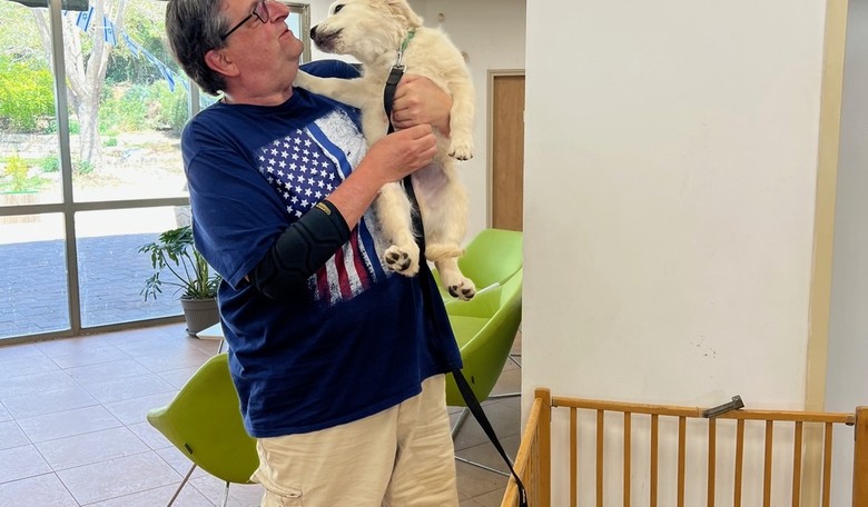 One Man’s Mission: Healing Israel’s Veterans Four Paws at a Time 