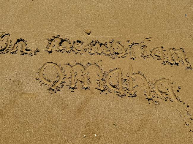 Omaha Beach sand