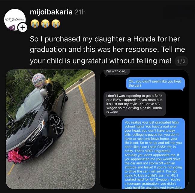 Honda Not Mercedes