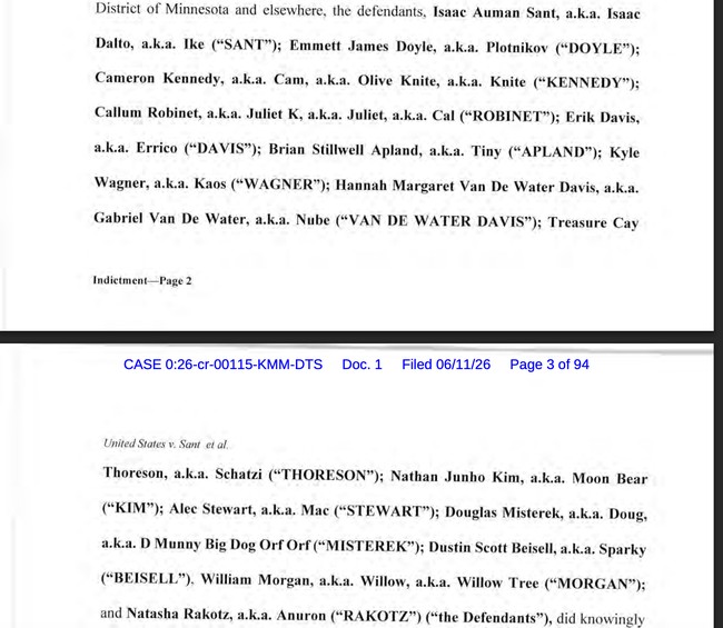 Antifa defendants