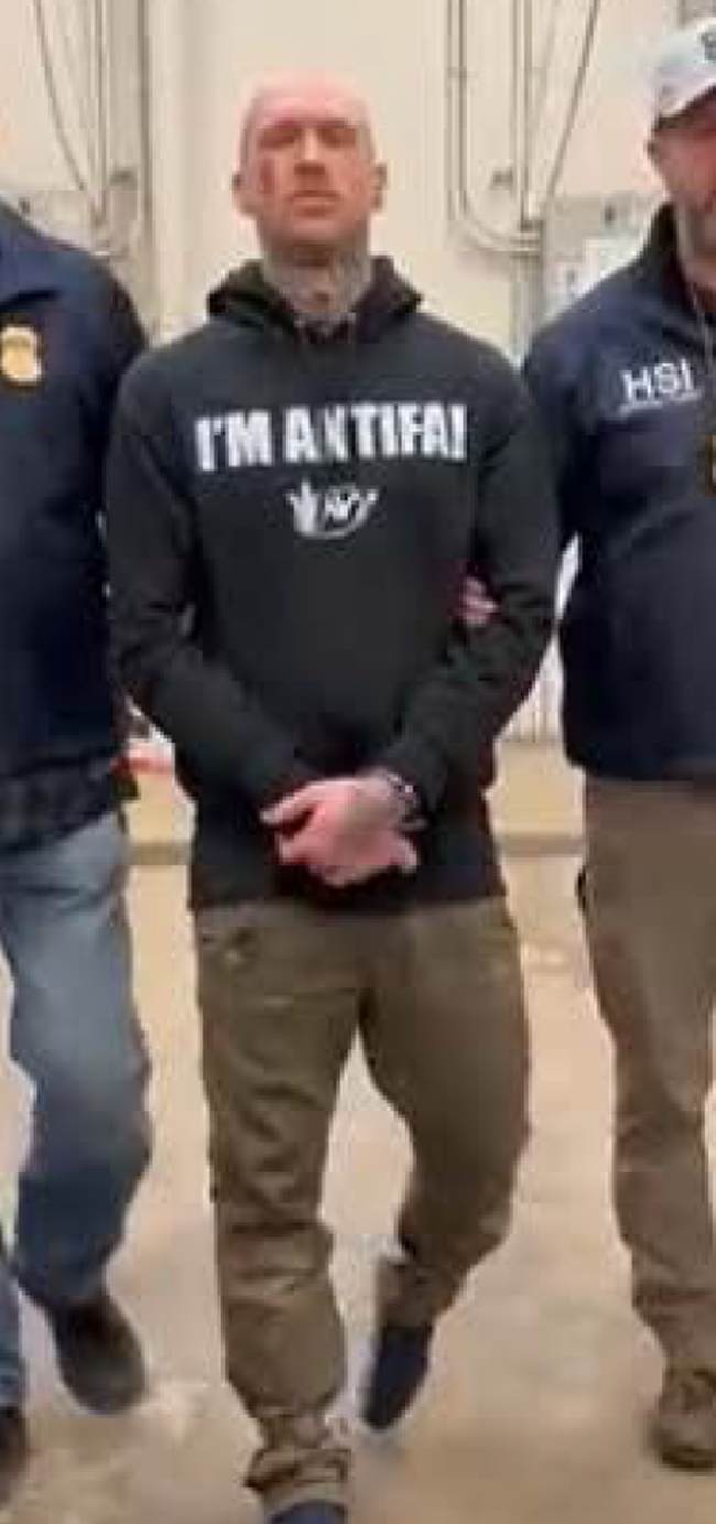 Kyle Wagner Antifa shirt