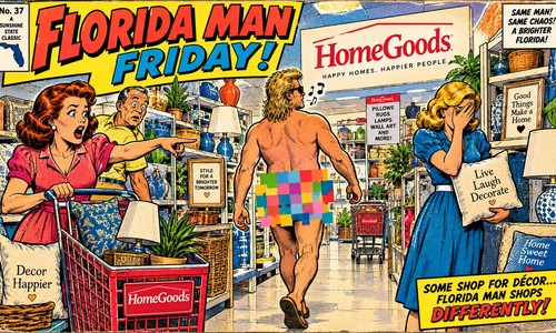 Florida Man Friday: Sir, Monday Is Not 'Naked Shopping Day'