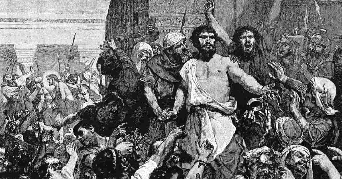 The World Still Cries, 'Give Us Barabbas'