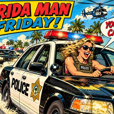 Florida Man Friday: Florida Woman Steals Police Car, Goes on 100 MPH Joyride