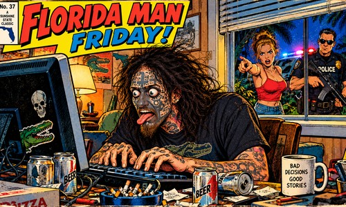 Florida Man Friday: Would You Give This Man Your Passwords?