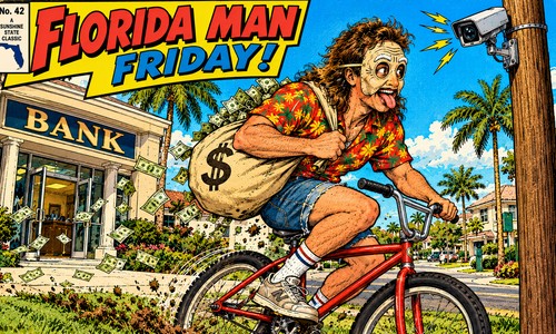 Florida Man Friday: Meet the World's Worst Best Bank Robber
