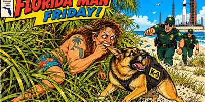 Florida Man Friday: Finally, a Genuine Man-Bites-Dog Story